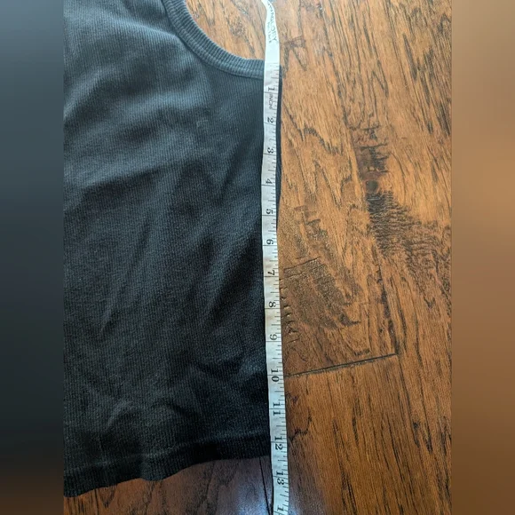 Pact Perfect Rib Racerback Black Women's Tank Top - Picture 7 of 7